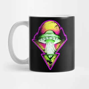 All Seeing UFO (Color) Mug